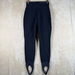 Vtg Schoeller WB 400 Women's Ski Snow Pants Blk Stirrups Sz 6 USA‎ Made